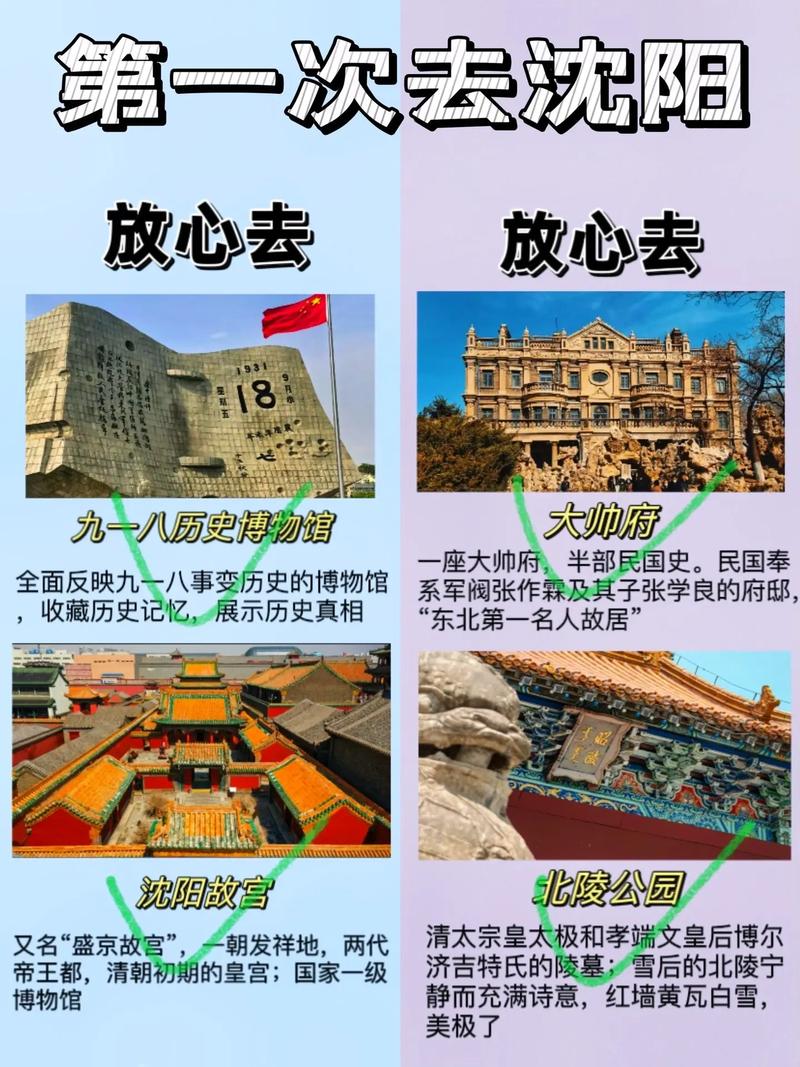 沈阳三日游旅游景点推荐表